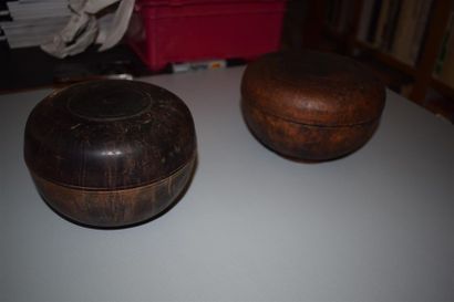 Tibet, XIXe siècle

Deux bols, bois
H. 9...