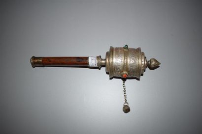 Moulin à prières, Tibet, fin du XIXe - début...