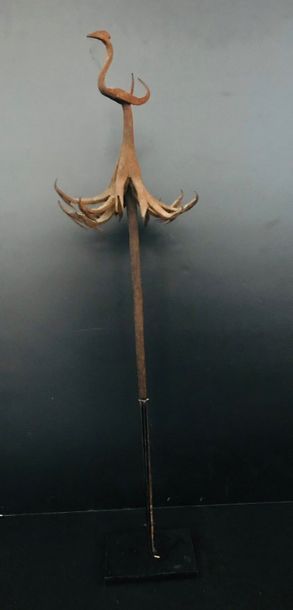 Sceptre Yoruba
Nigeria
H. 58 cm AES Fer
Provenance:...