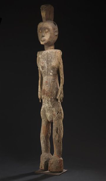 Statue Igala (?)
Nigeria
H. 127 cm AES Bois,...