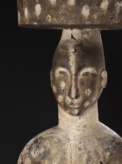 Tambour Igbo
Nigeria
H. 121 cm AES Bois,...