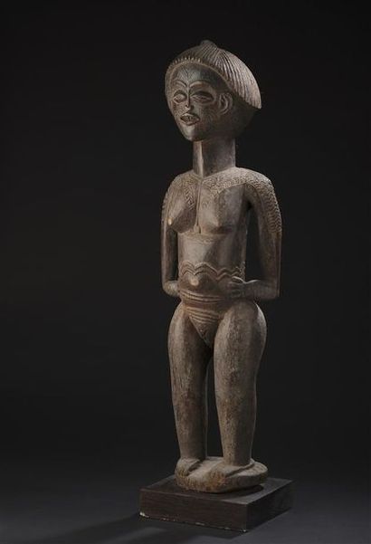 Statue Lwena
Angola H. 85 cm AES Bois
Grande...