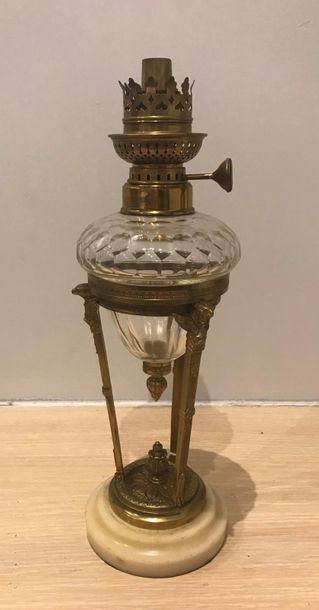 A kerosene lamp