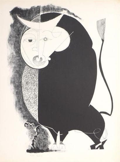 Claude FRÉGÈRE (b. 1921) Paysage de Provence...