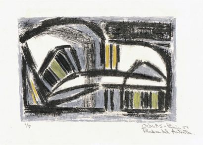 Set of lithographs: - Osvaldo VIGAS (1923-2014)...