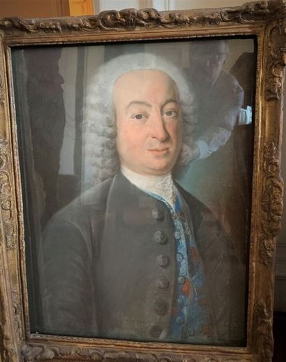 FRENCH school circa 1780 Portrait of a couple,...