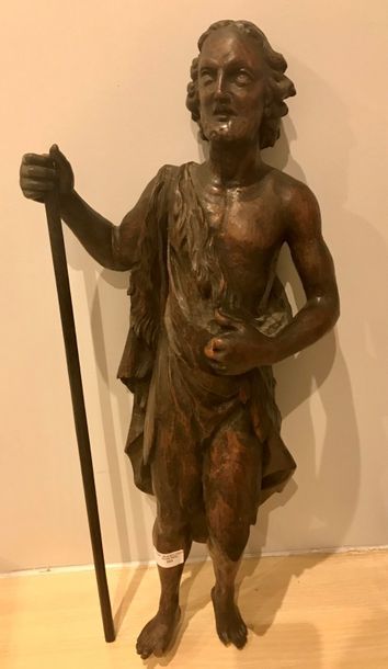 In 18th century style Statue of St. John...