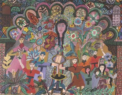 Ahmed LOUARDIRI (1928-1974) Receipt from...
