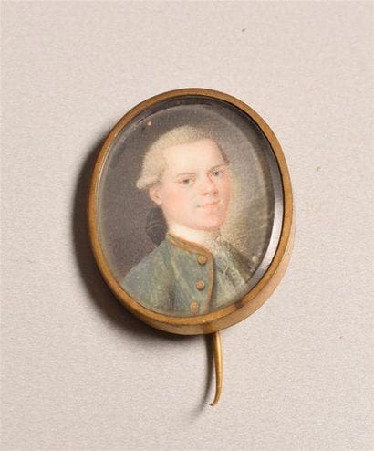 French School XVIIIth century Portrait of...