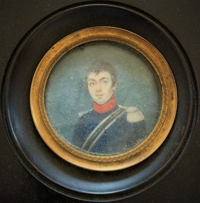 Set of five miniatures. Portraits of women...