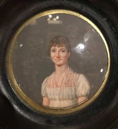 19th century FRENCH school Portrait of a...