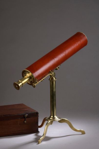 Gregorian type reflection telescope made...