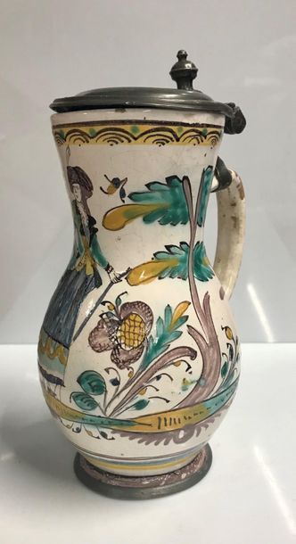 CENTRAL EUROPE
Earthenware jug, late 18th...