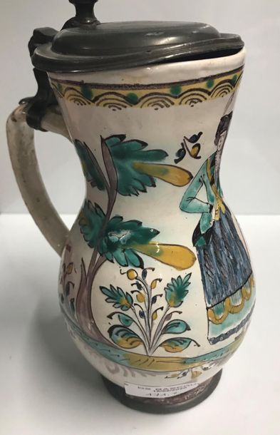 CENTRAL EUROPE
Earthenware jug, late 18th...