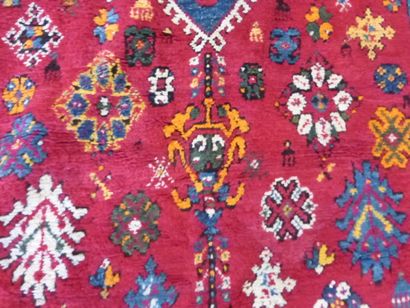 Tapis Rabat (chaîne, trame et velours en...