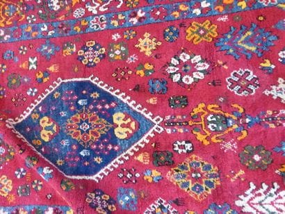 Tapis Rabat (chaîne, trame et velours en...