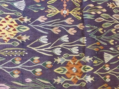 Kilim Bessarabien (chaîne et trame en laine),,...