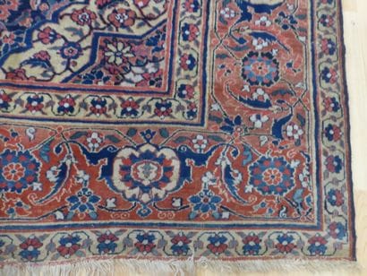 Tapis Hérat (chaîne en coton, trame et velours...
