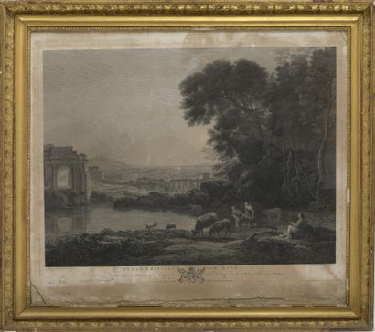 Claude GELLEE (1600 - 1682) d'après

Château...