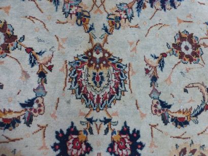 Tapis Keschan (chaîne et trame en coton,...