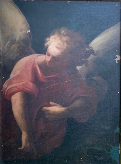 École ITALIENNE du XVIIe siècle 

Un ange

Toile,...
