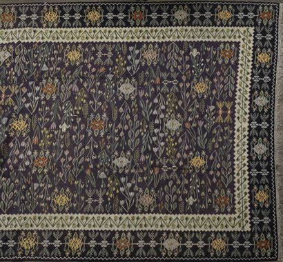 Kilim Bessarabien (chaîne et trame en laine),,...