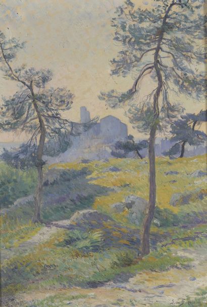 Léonie de BAZELAIRE (1857-1926)

Paysage...