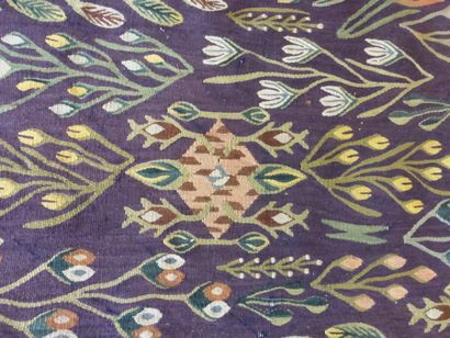 Kilim Bessarabien (chaîne et trame en laine),,...