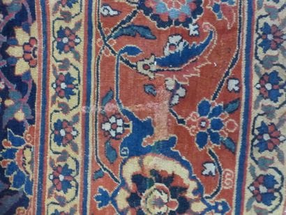 Tapis Hérat (chaîne en coton, trame et velours...