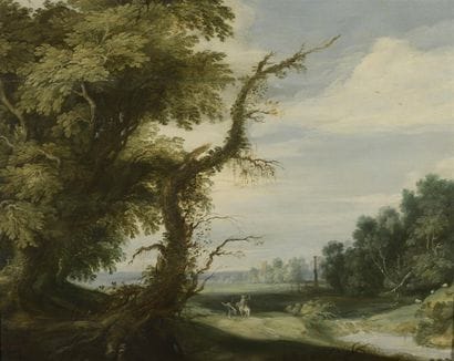 Attribué à Alexander KEIRINCKX (1600 - 1652)

Paysage...