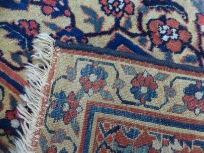 Tapis Hérat (chaîne en coton, trame et velours...