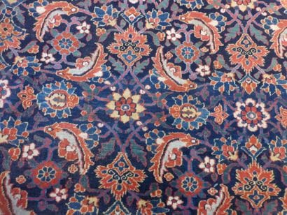 Tapis Hérat (chaîne en coton, trame et velours...