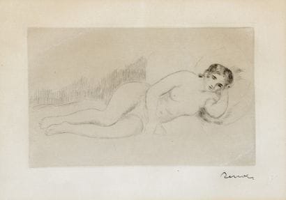 Auguste RENOIR (1841 - 1919)

Femme nue couchée...