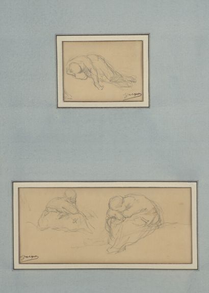 Charles JACQUE (1813-1894)

Personnage allongé...