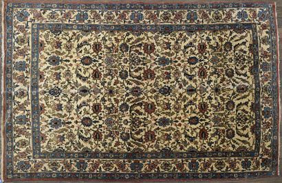 Tapis Ghoum (chaîne et trame en coton, velours...