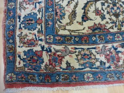 Tapis Ghoum (chaîne et trame en coton, velours...