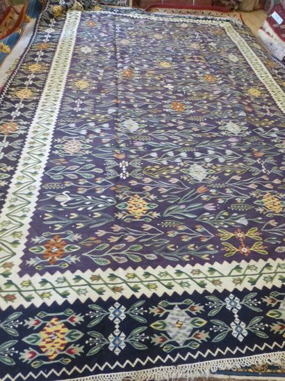 Kilim Bessarabien (chaîne et trame en laine),,...