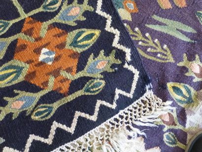 Kilim Bessarabien (chaîne et trame en laine),,...