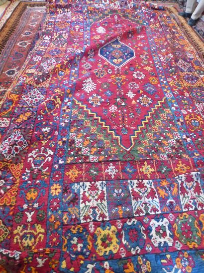 Tapis Rabat (chaîne, trame et velours en...