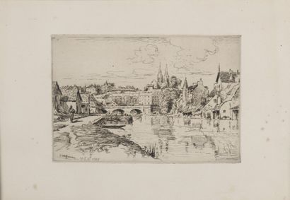 Louis WILLAUME (1874 - 1949) 

Saint Lô....