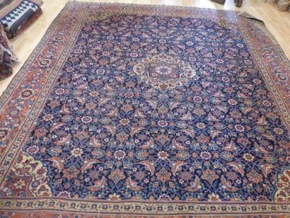 Tapis Hérat (chaîne en coton, trame et velours...