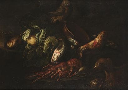 Attribué à Felice BOSELLI ( 1651 - 1732)

Nature...