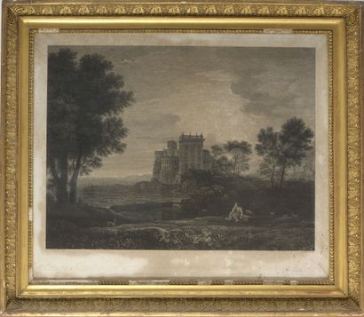 Claude GELLEE (1600 - 1682) d'après

Château...