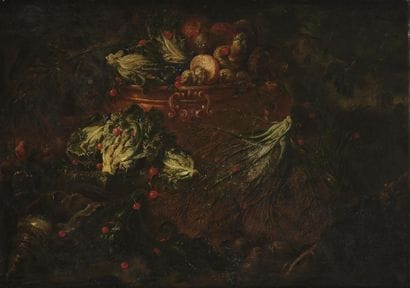 Attribué à Felice BOSELLI ( 1651 - 1732)

Champignons...