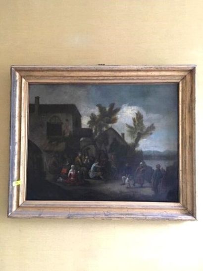 École FLAMANDE dans le goût de Teniers

Scène...