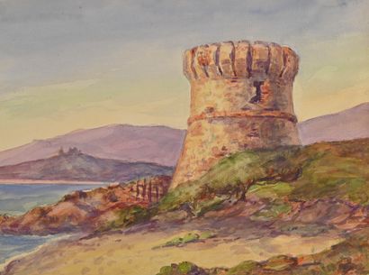 Paul Corizzi (1883-1953)
Capitello. Watercolour...