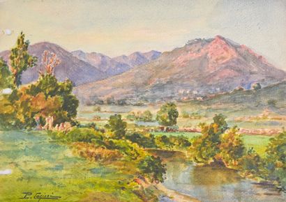 Paul Corizzi (1883-1953)
The Gravona at Campo...
