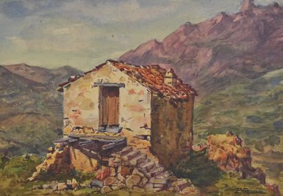 Paul Corizzi (1883-1953)
Caseddu Watercolour...