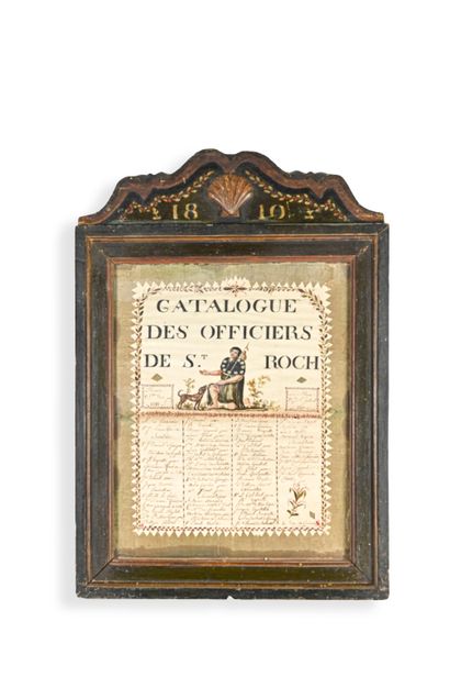 [St Roch]
Catalogue of the officers of St....