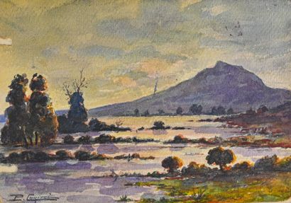 Paul Corizzi (1883-1953)
Seascape with Ajaccio...
